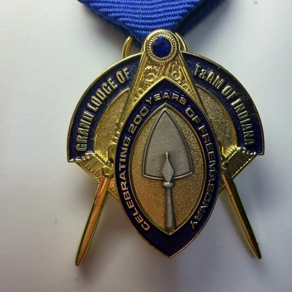 Indiana Masonic Bicentennial Past Master's Jewel for Masons